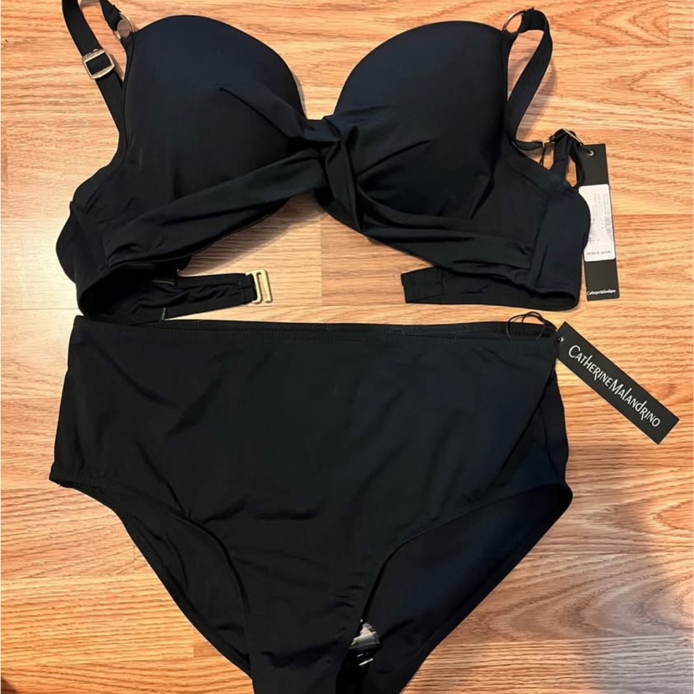 Catherine Malandrino Elegant Black Bikini